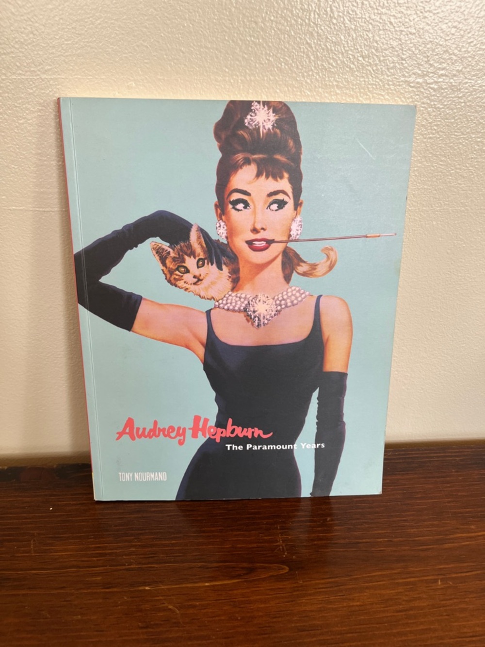Audrey Hepburn The Paramount Years soft cover book - Aqua & Black
